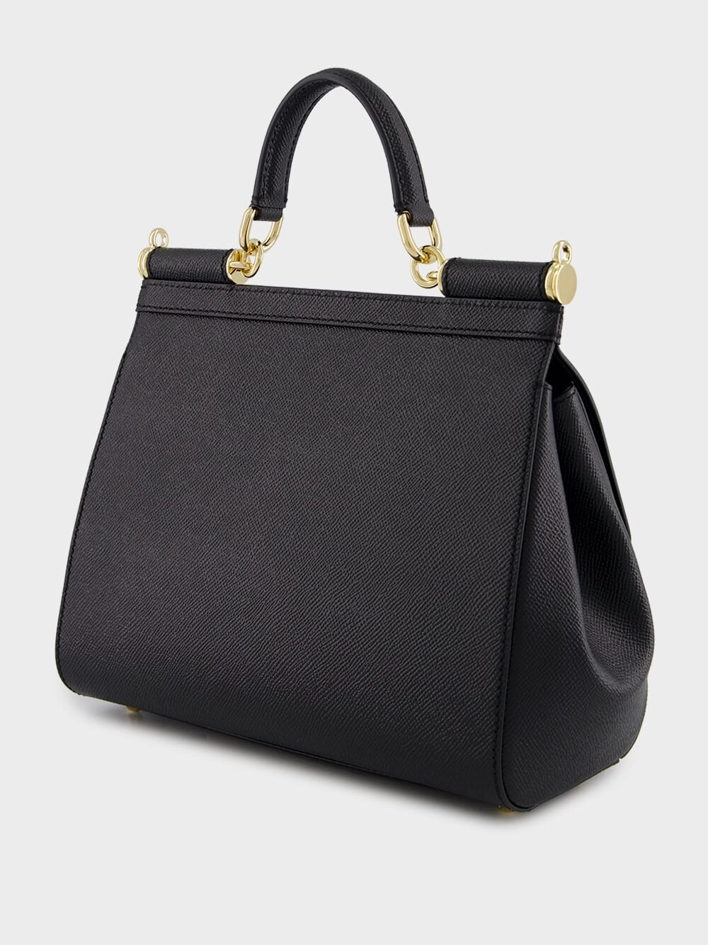 Black Large Sicily Handbag