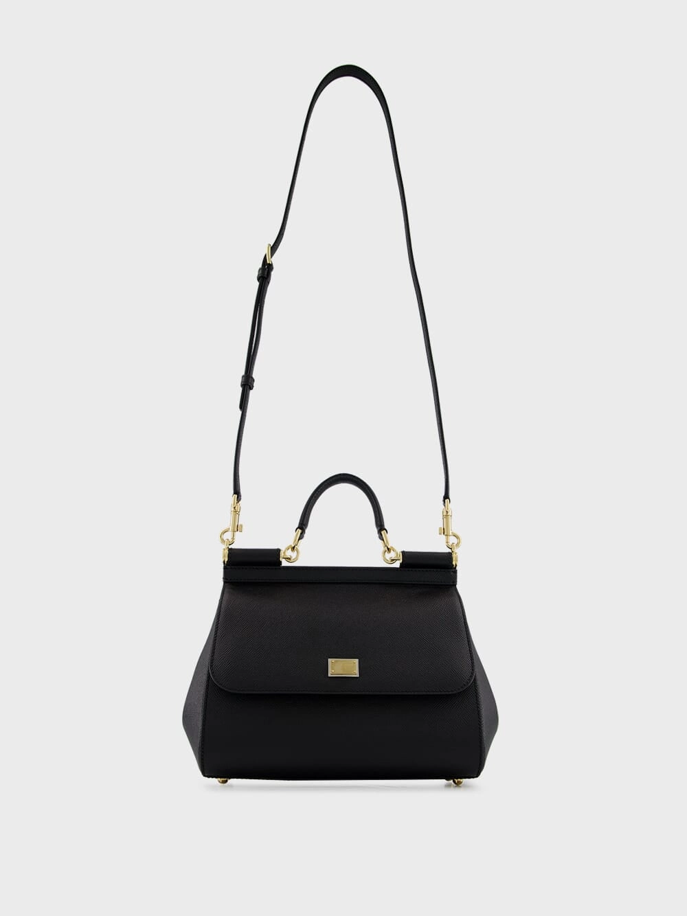 Black Large Sicily Handbag