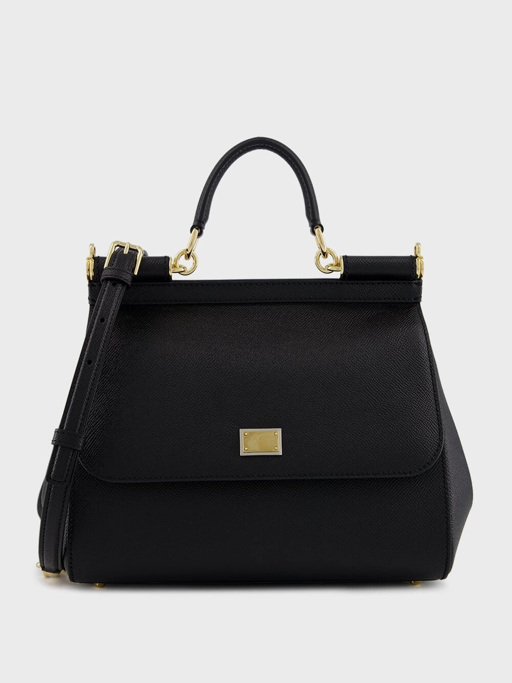 Black Large Sicily Handbag