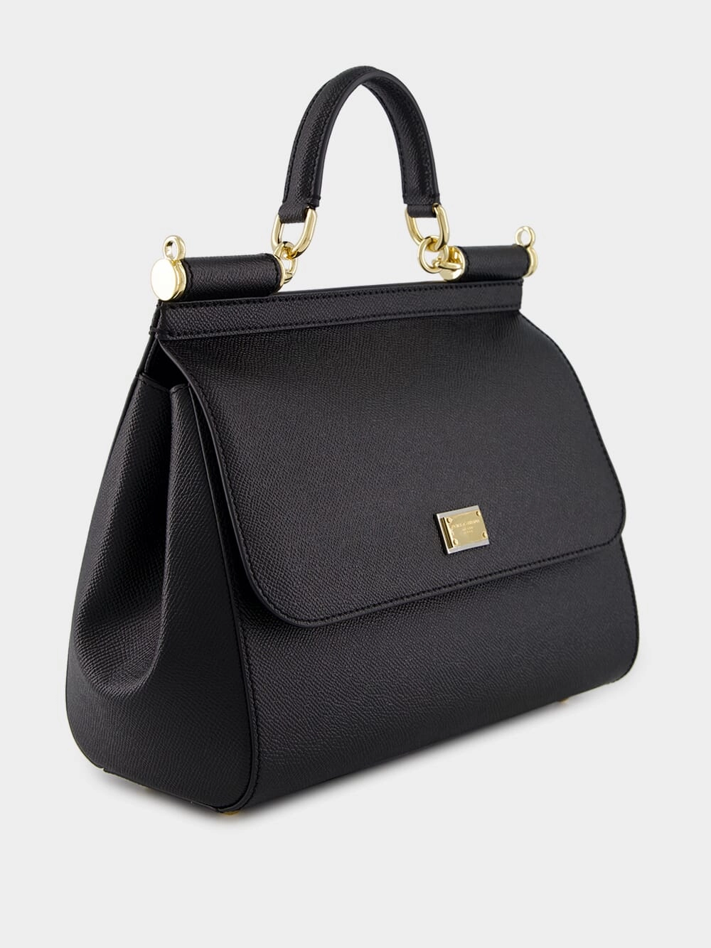 Black Large Sicily Handbag