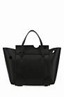 Black leather Burrow-25 handbag