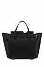 Black leather Burrow-25 handbag