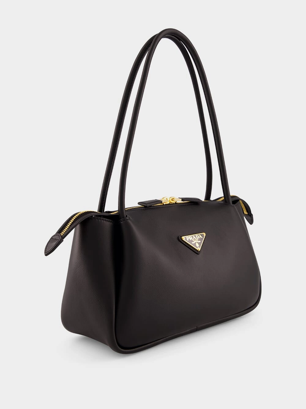 Black Medium Leather Handbag