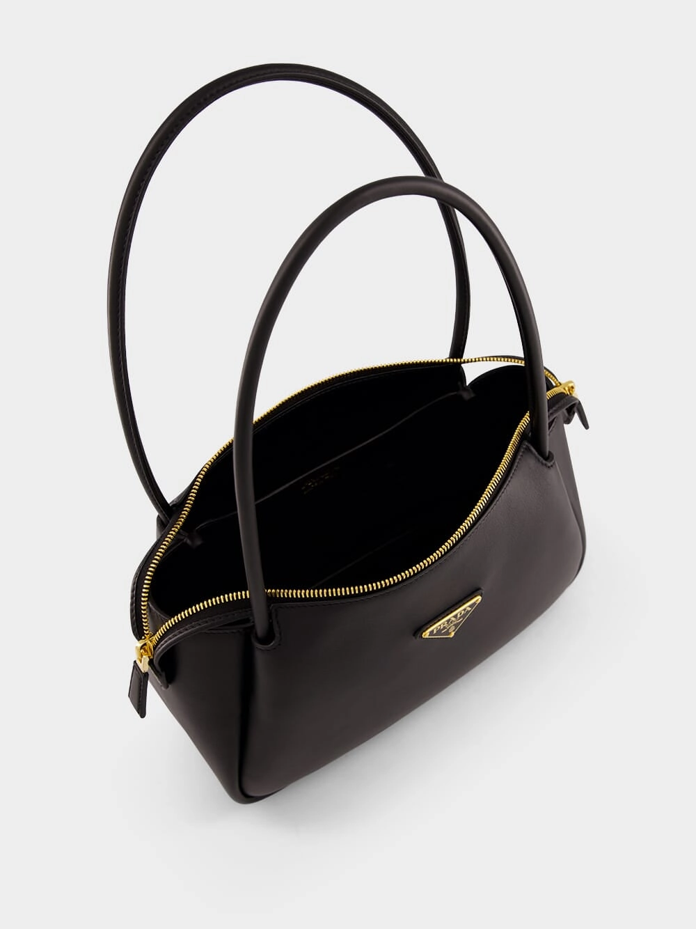 Black Medium Leather Handbag