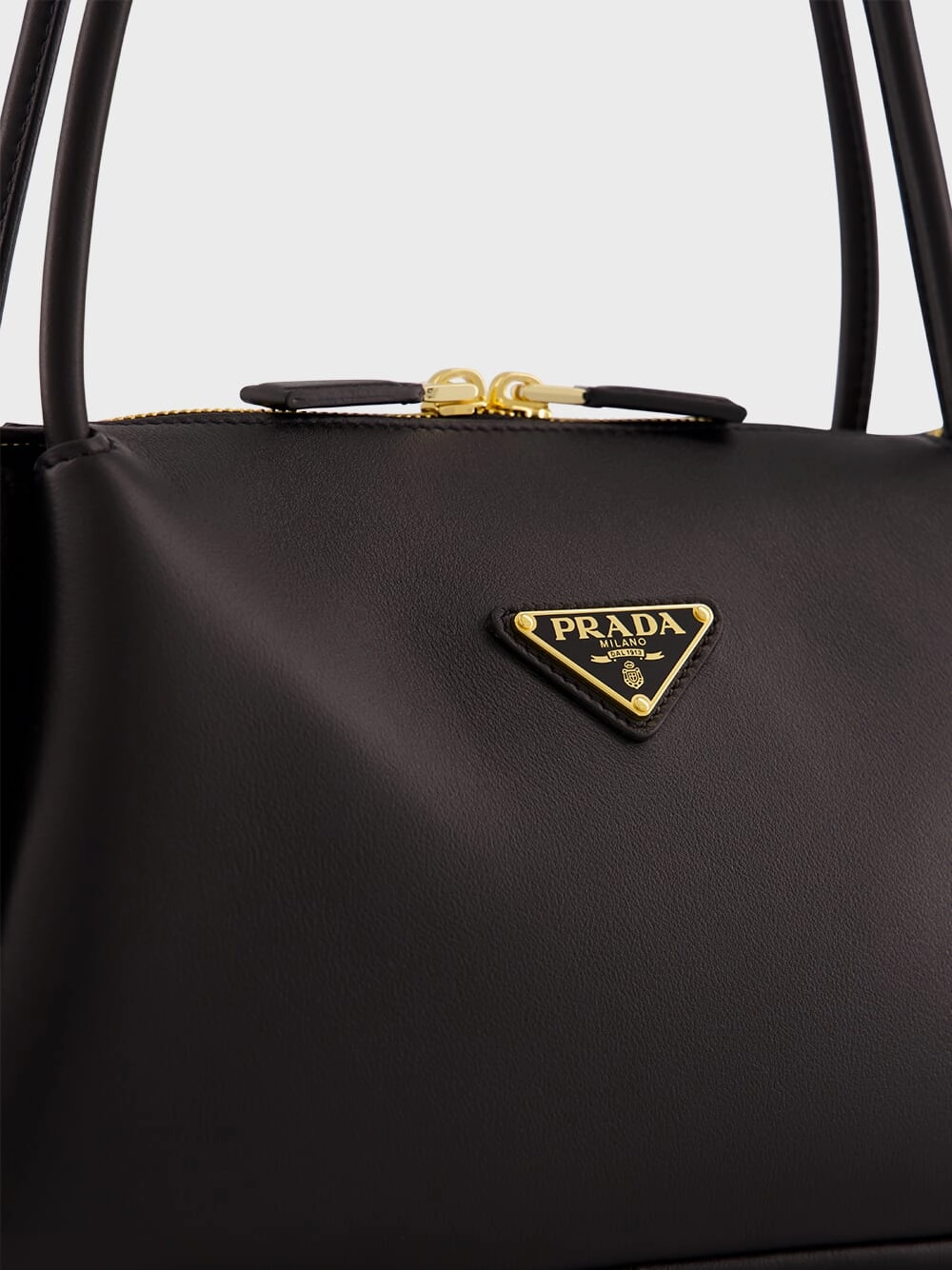 Black Medium Leather Handbag