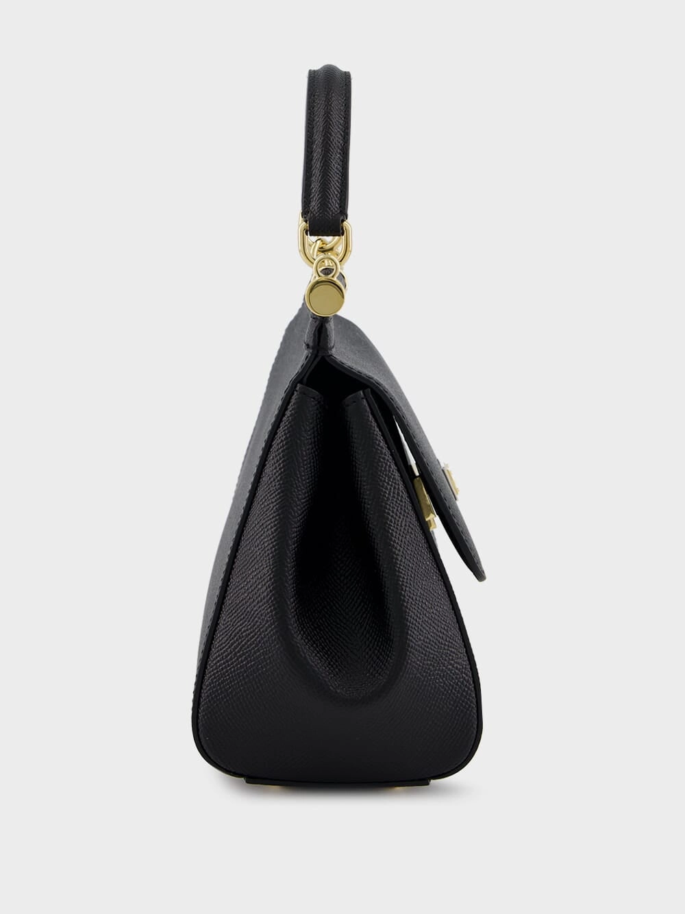 Black Medium Sicily Handbag