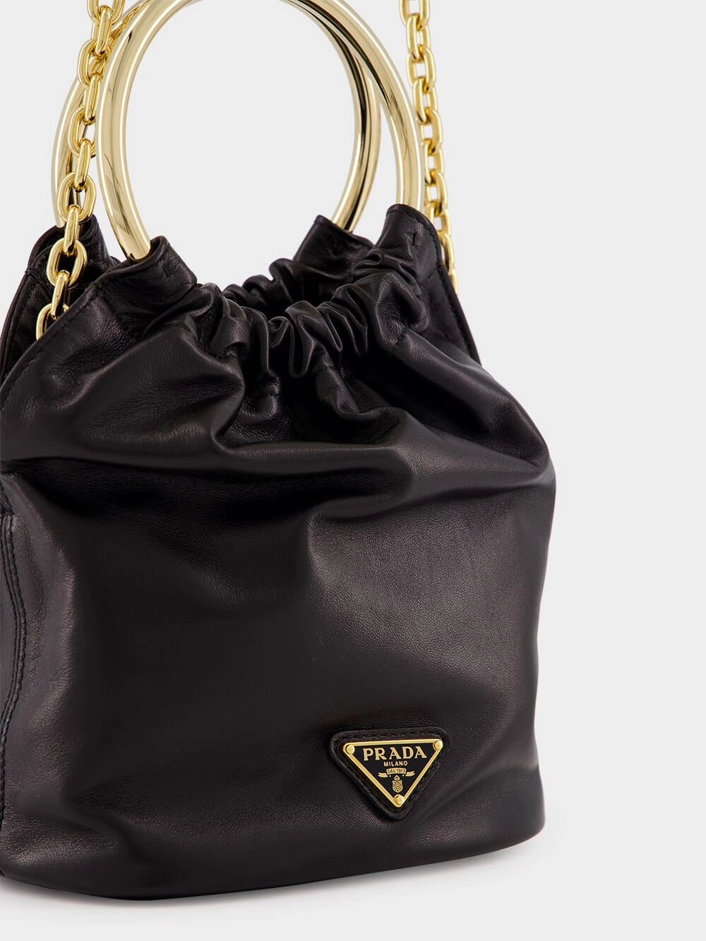 Black Nappa Leather Mini Bag