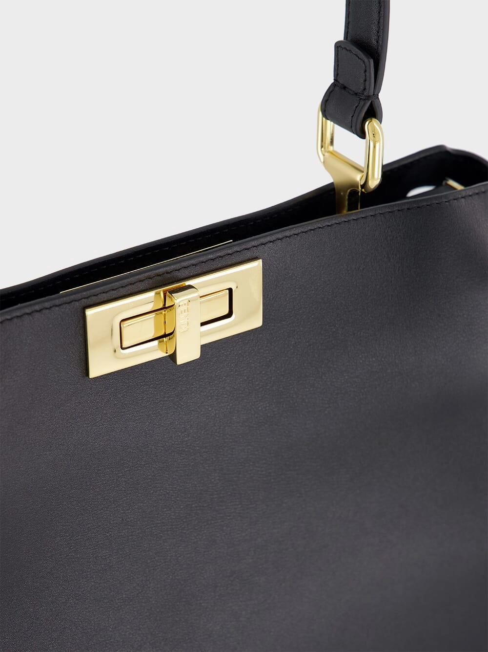 Black Peekaboo Soft Large Bag