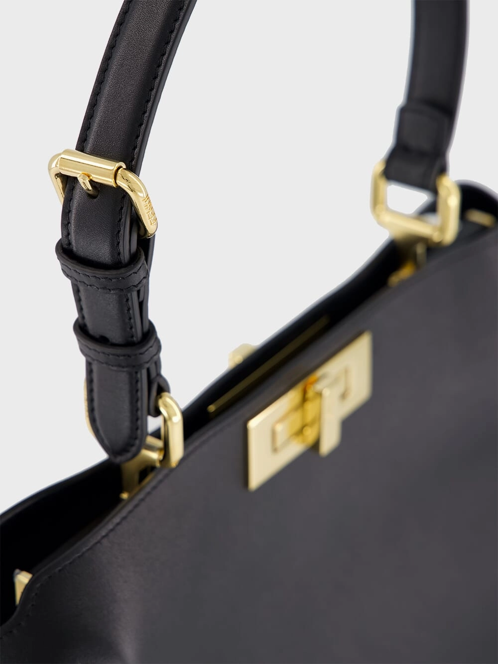 Black Peekaboo Soft Large Bag