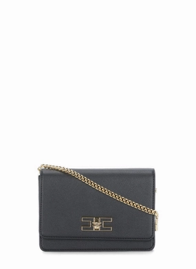 Black Pochette With Logo