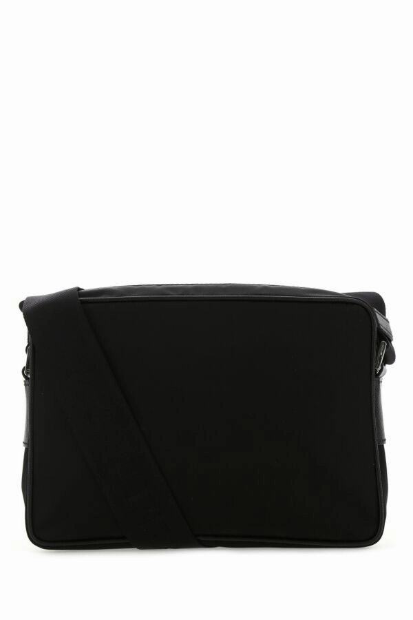 Black Re-Nylon Crossbody Bag
