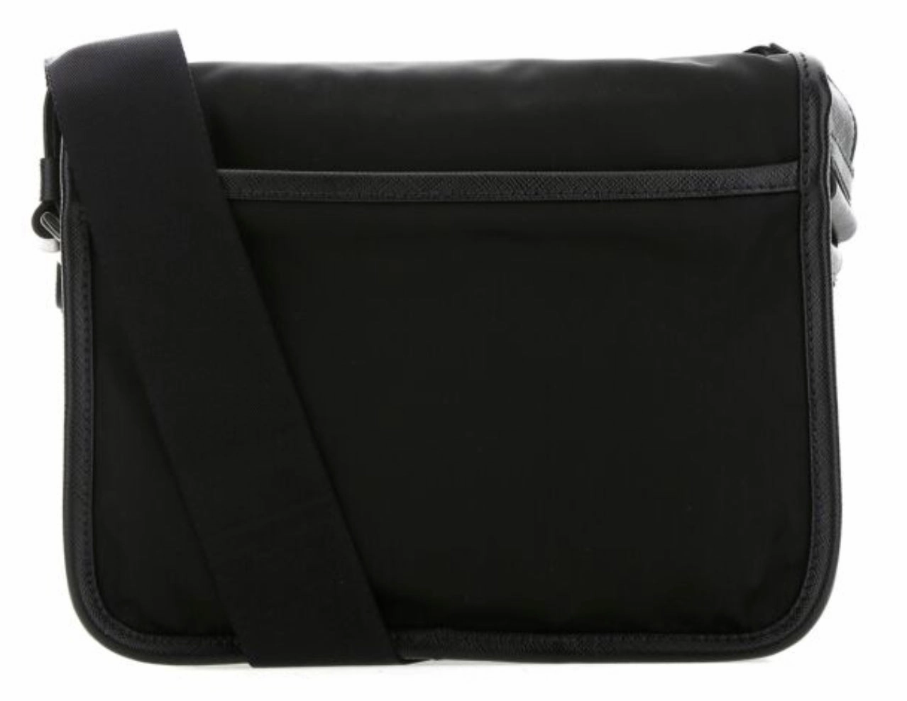 Black Re-Nylon Crossbody Bag