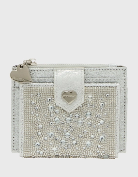 BLING IT ON BIFOLD WALLET SILVER