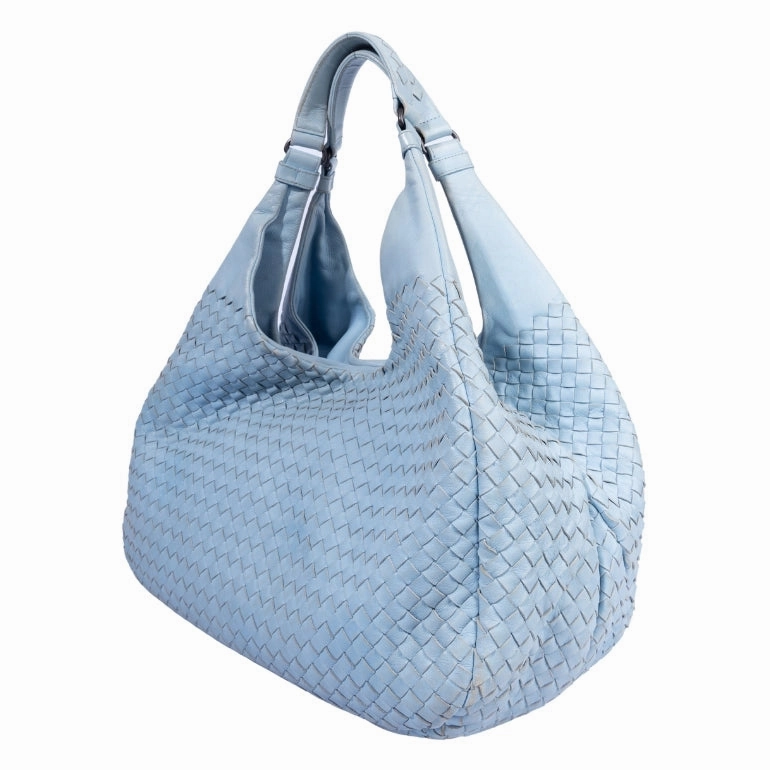 Bottega Veneta Campana Intrecciato Leather Hobo Bag