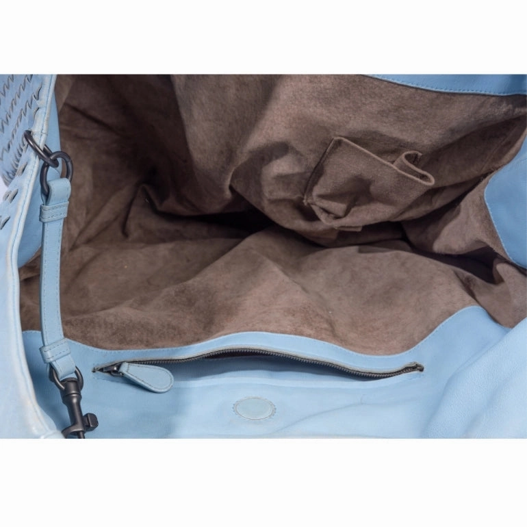 Bottega Veneta Campana Intrecciato Leather Hobo Bag