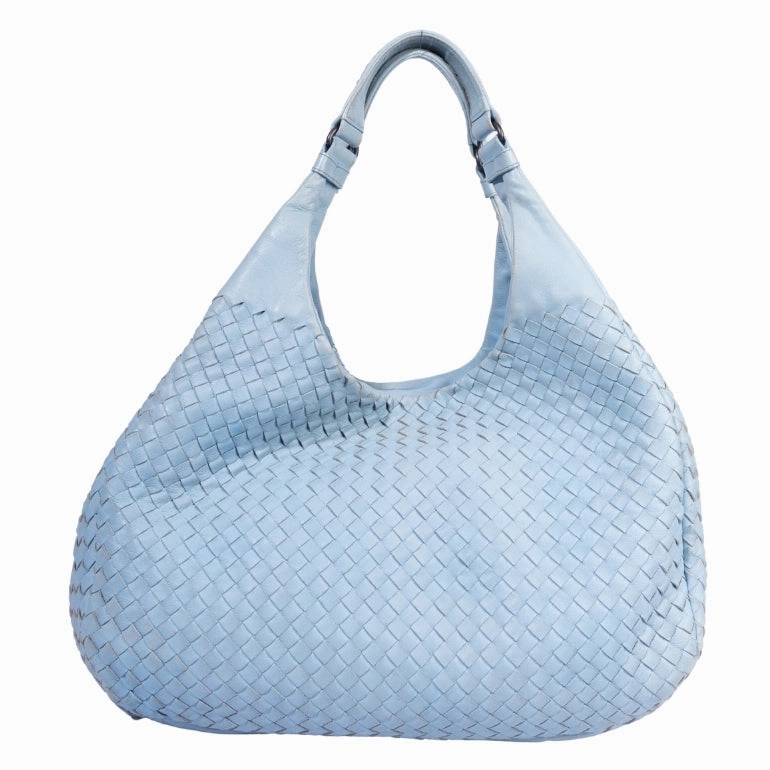 Bottega Veneta Campana Intrecciato Leather Hobo Bag