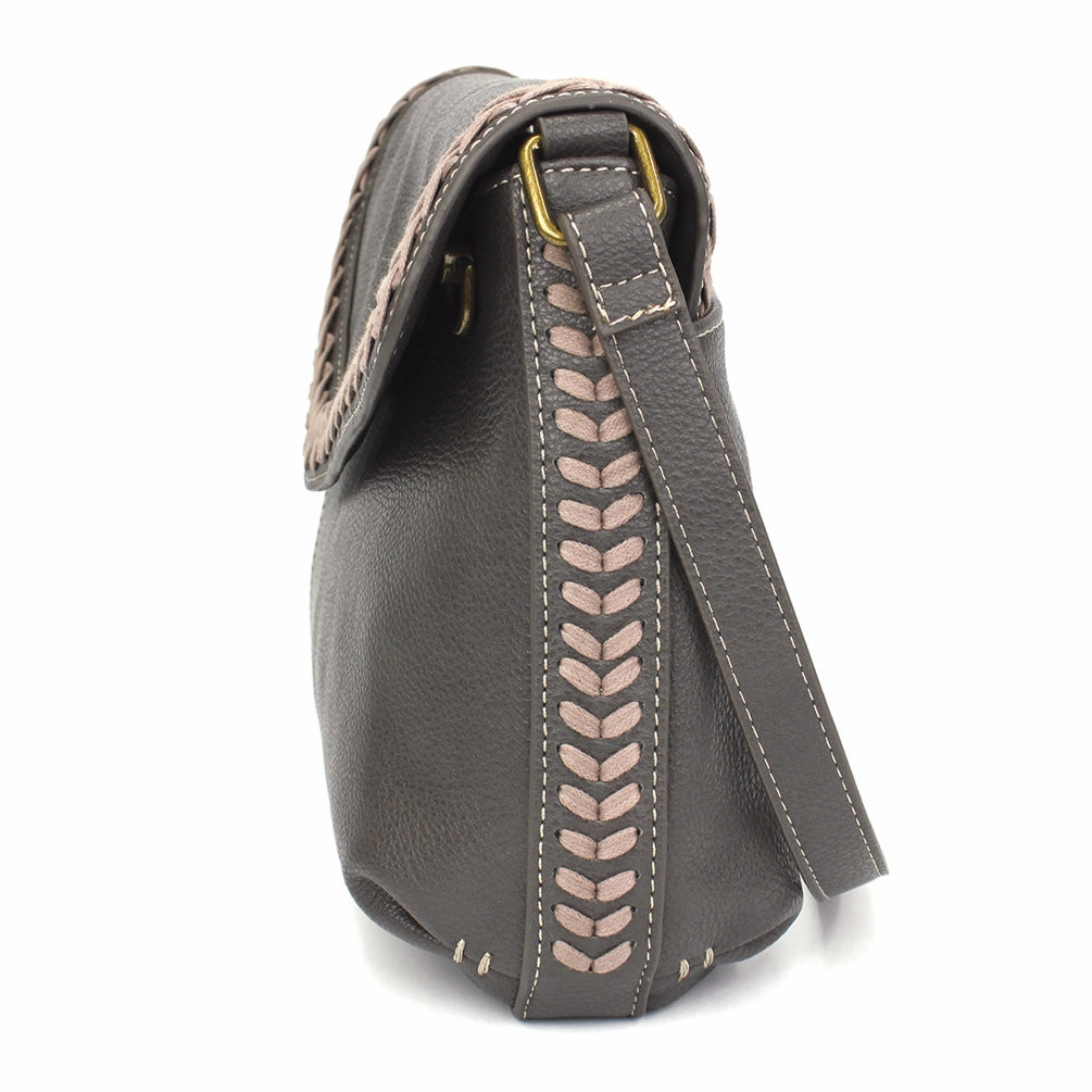 Braided Boho Crossbody - Ink