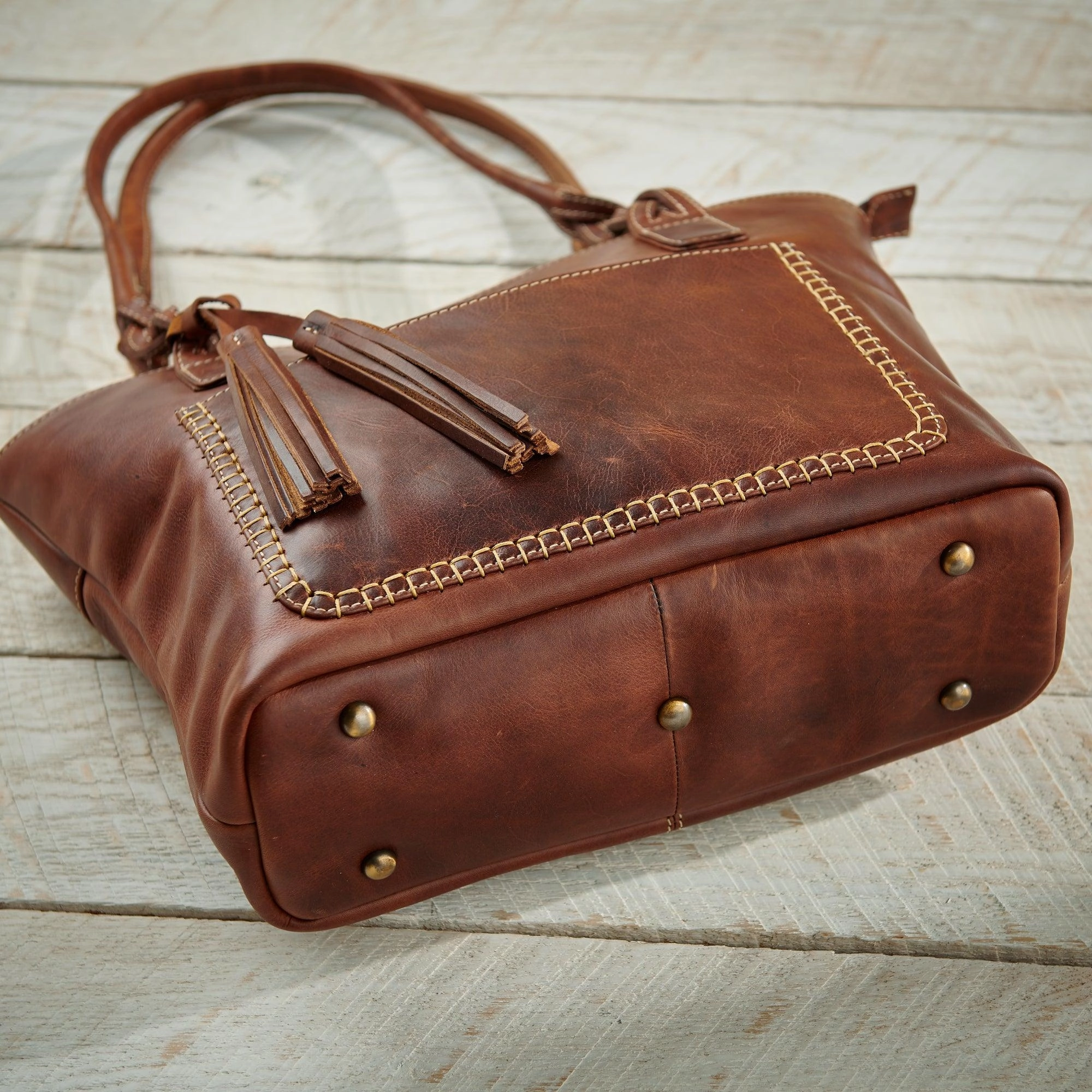 Braided Brown Leather