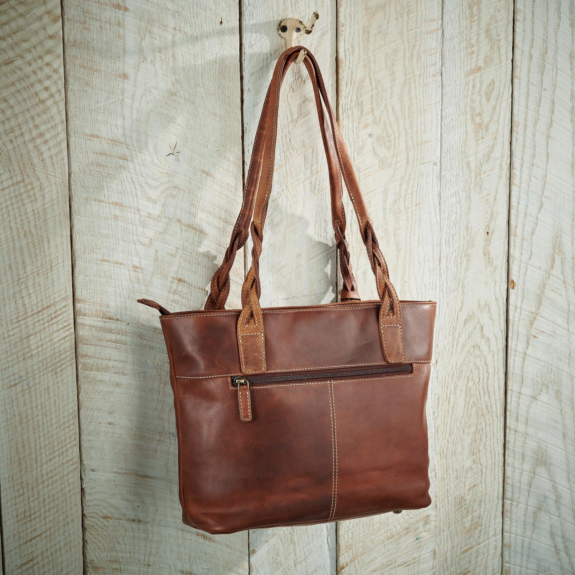 Braided Brown Leather