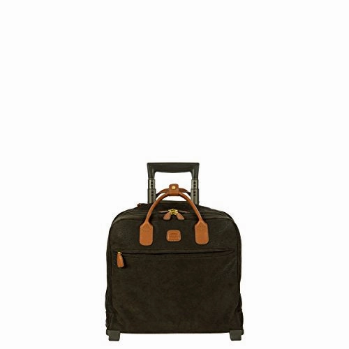 Bric's Life Tropea Ultralight International Carry-on Laptop|Tablet Pilot Case Spinner, Olive