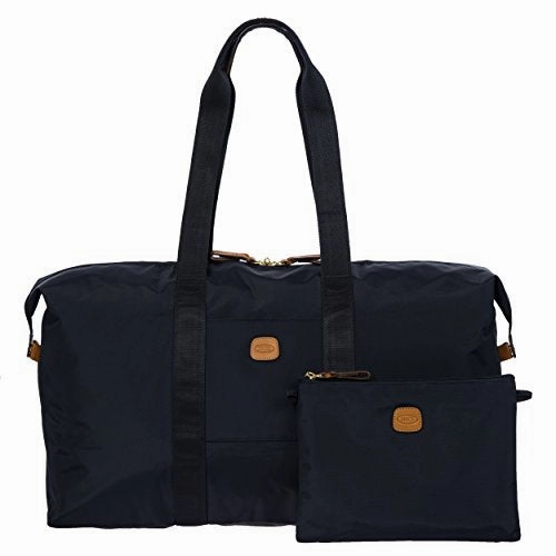 Bric'S X X-Travel 2.0 22 Inch Cargo Overnight/Weekender Folding Duffle Duffel Bag, Navy, One Size