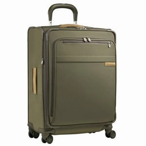 Briggs & Riley 20 Carry-On Wide Body Upright Spinner - Olive - Free 3 Day Shipping Upgrade