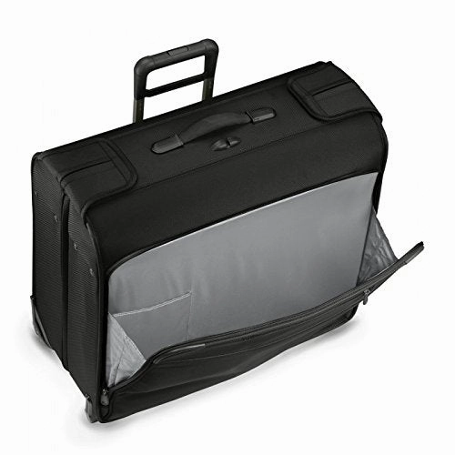 Briggs & Riley Baseline Carry-On Wheeled Garment Bag, Black, Small