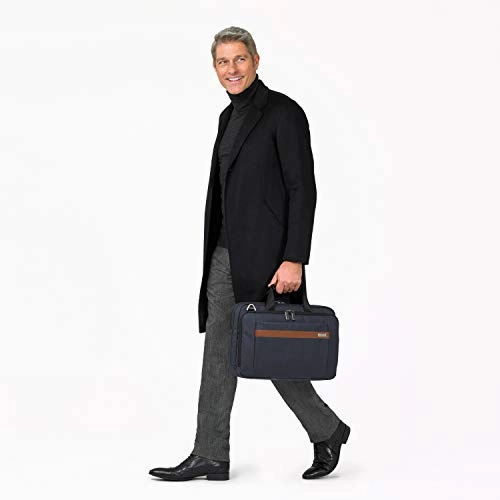 Briggs & Riley Kinzie Street Convertible Brief Briefcase, Navy, One Size