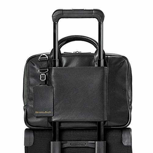 Briggs & Riley Leather Slim Briefcase (With Free Monogramming)