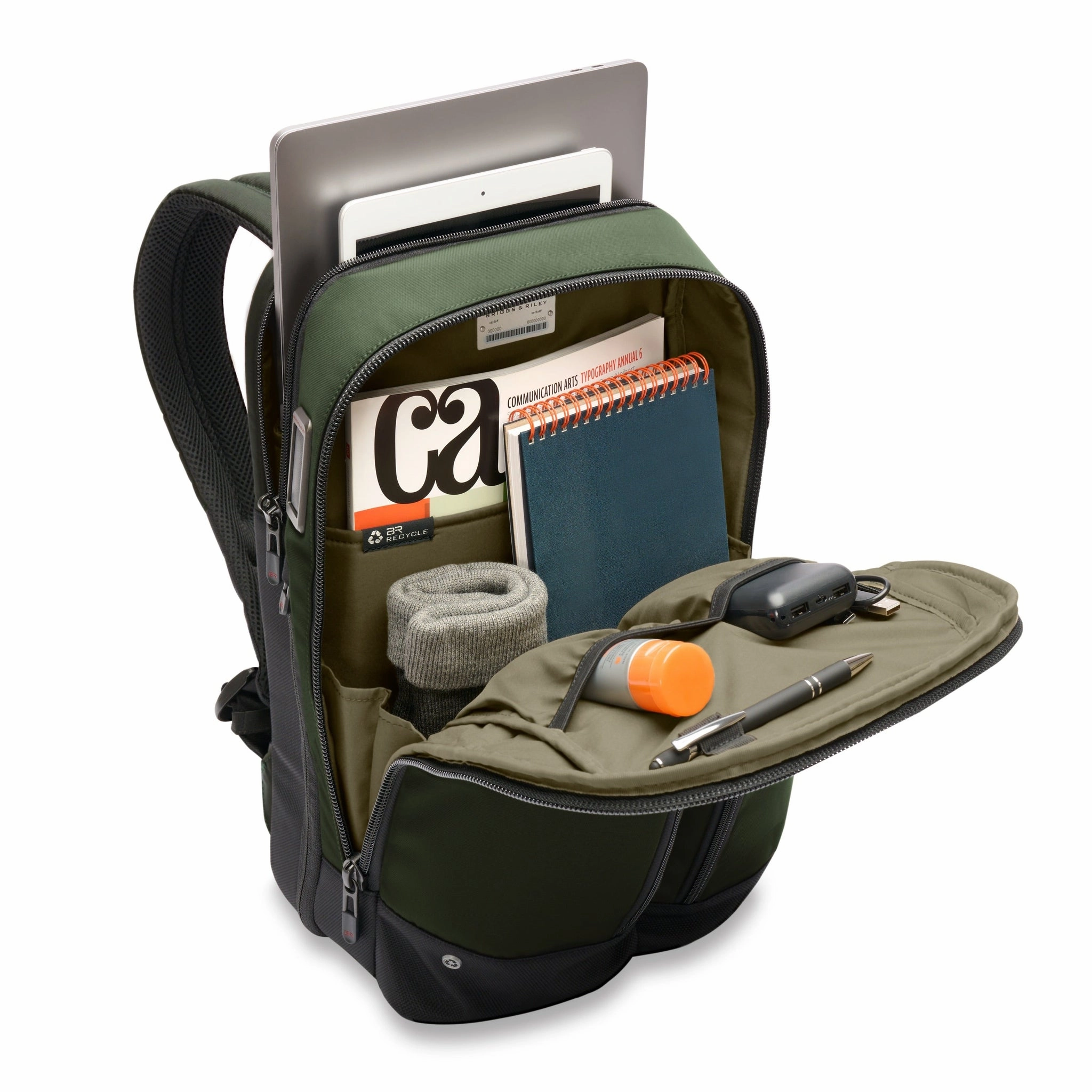 Briggs & Riley Recycled Day Bags Medium Expandable Backpack