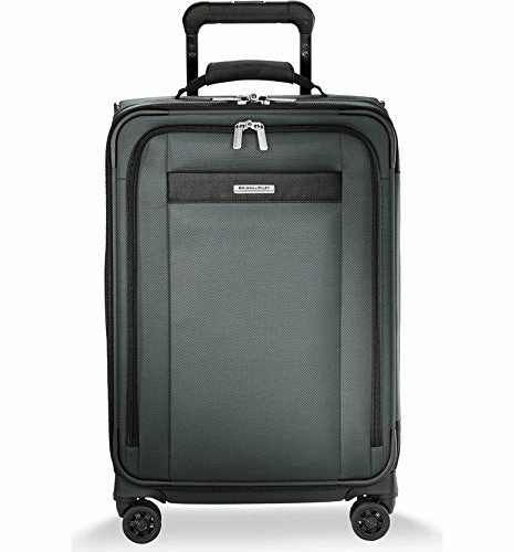Briggs & Riley Transcend Tall Carry-On Zip Expandable Spinner (Slate)