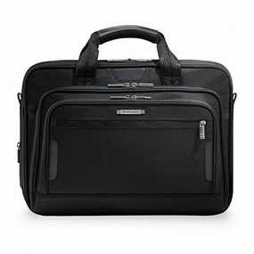 Briggs & Riley @Work Luggage Medium Expandable Brief, Black