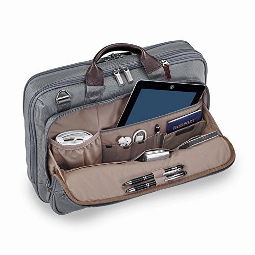 Briggs & Riley @Work Medium Briefcase, Gray
