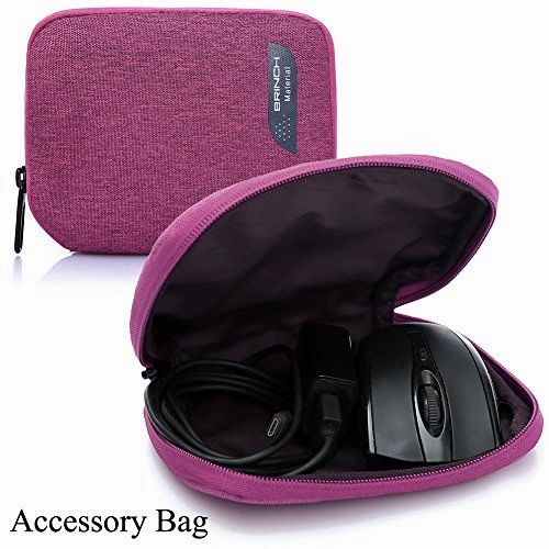 Brinch 15, 15.6-Inch Waterproof Laptop Case Bag with Handle for Apple Macbook, Chromebook, Acer,