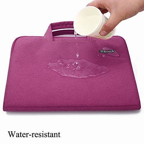 Brinch 15, 15.6-Inch Waterproof Laptop Case Bag with Handle for Apple Macbook, Chromebook, Acer,