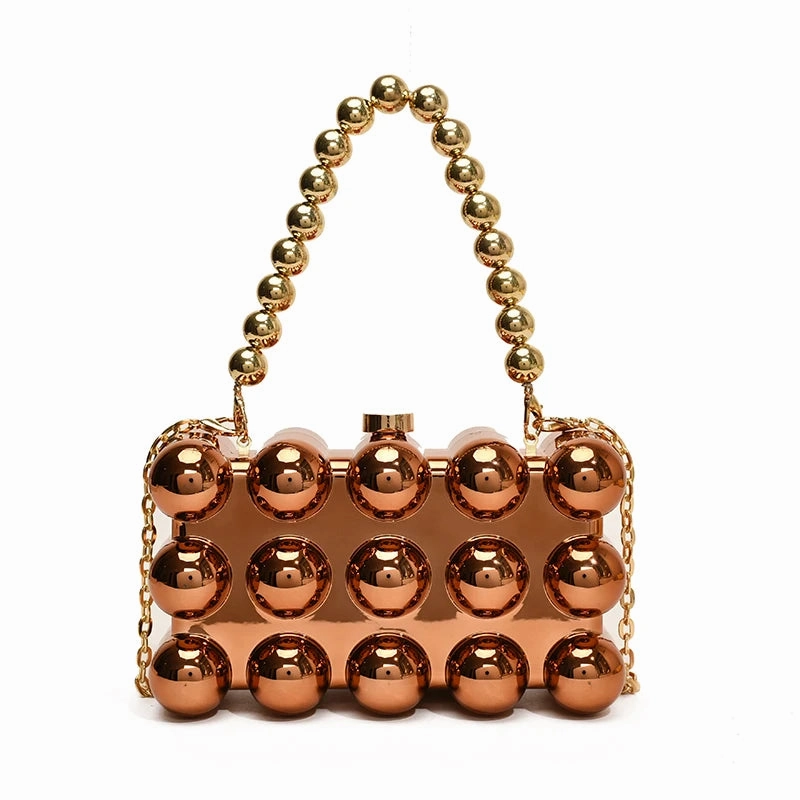 Bubble Square Clutch Purse