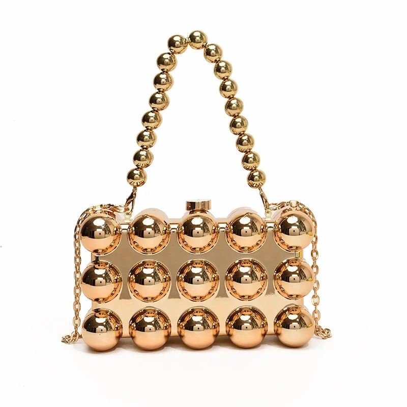 Bubble Square Clutch Purse