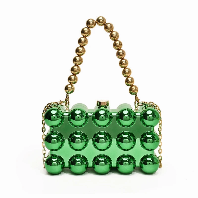 Bubble Square Clutch Purse