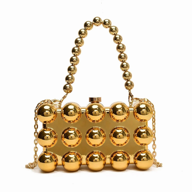 Bubble Square Clutch Purse
