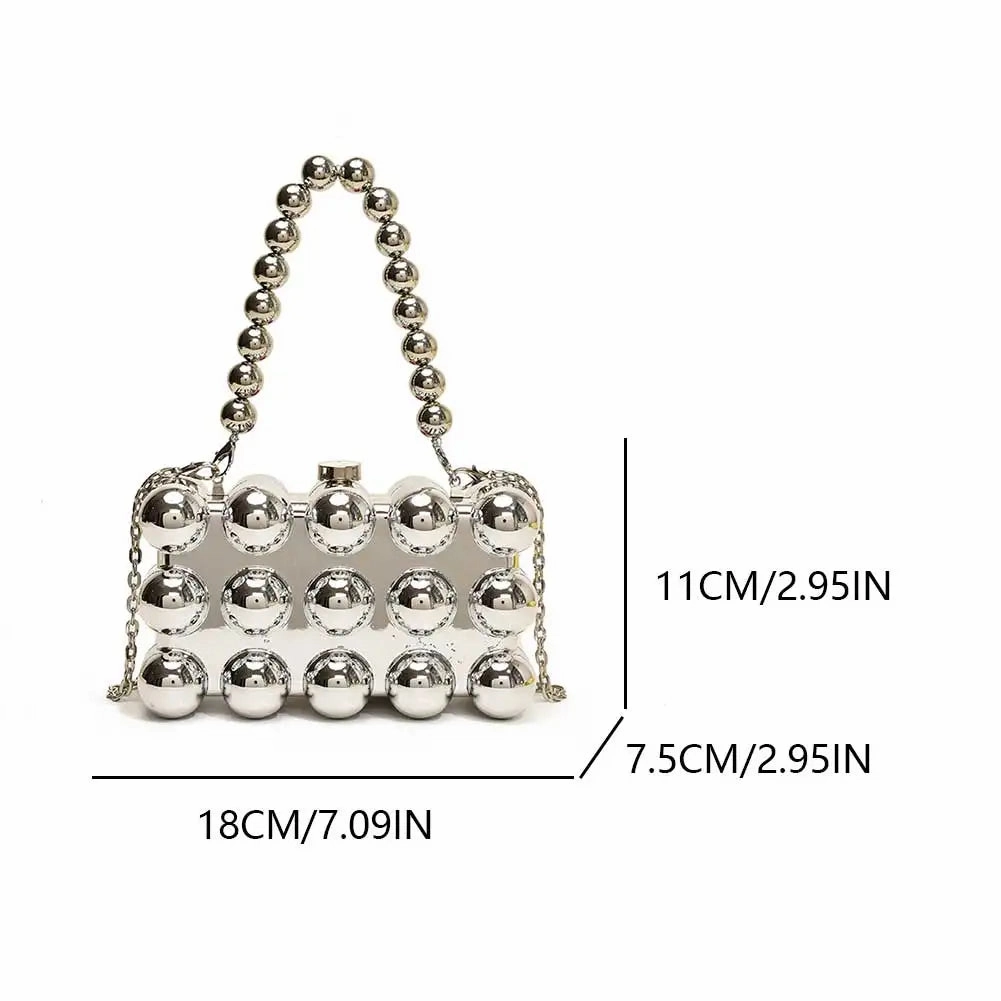 Bubble Square Clutch Purse
