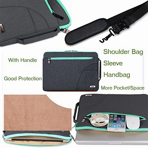 BUBM 11.6 inch Laptop Tablet Handbag Compatible for MacBook Air 11.6 inch 10.5 Bag Samsung Galaxy