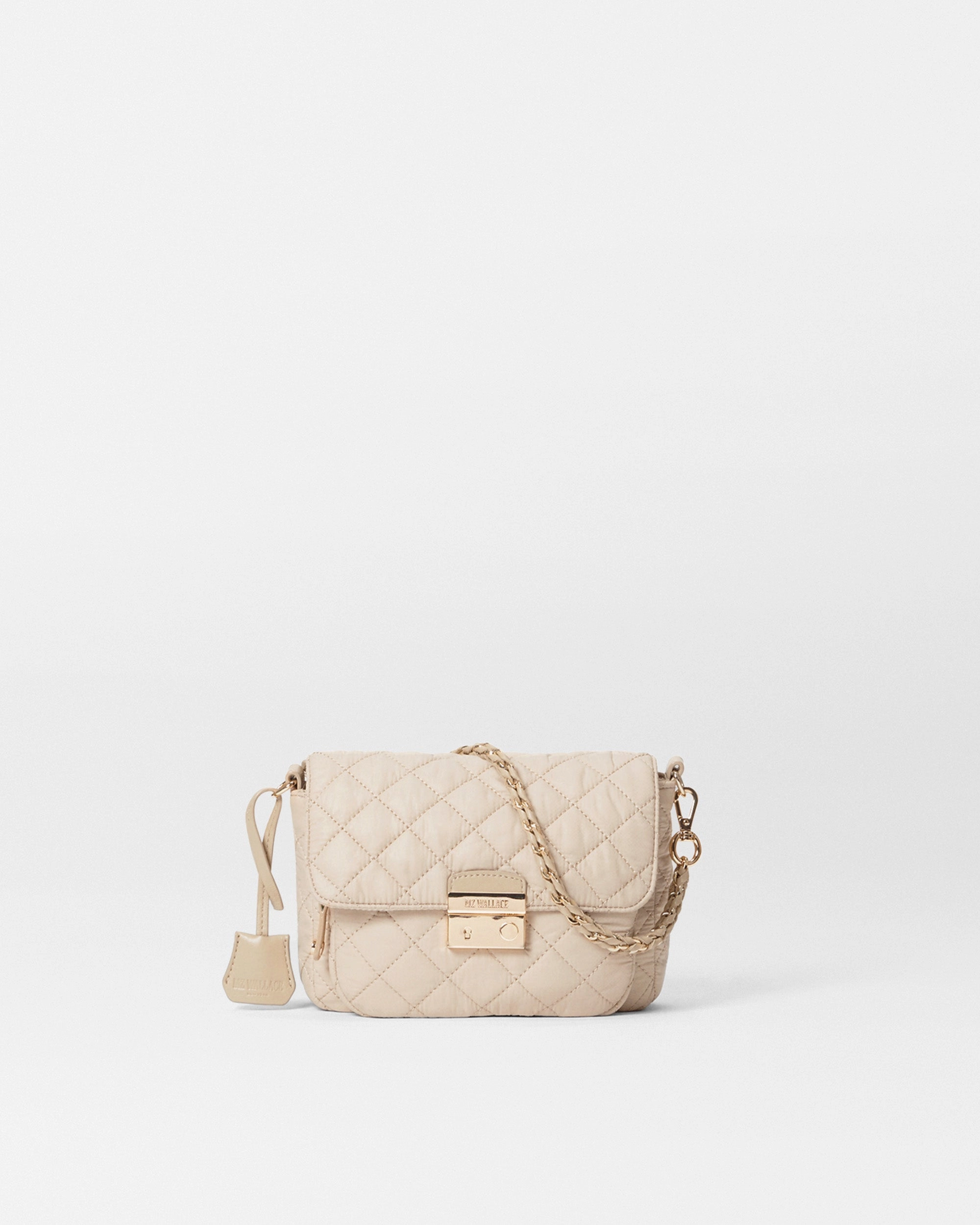 Buff Small Crosby Lock Crossbody