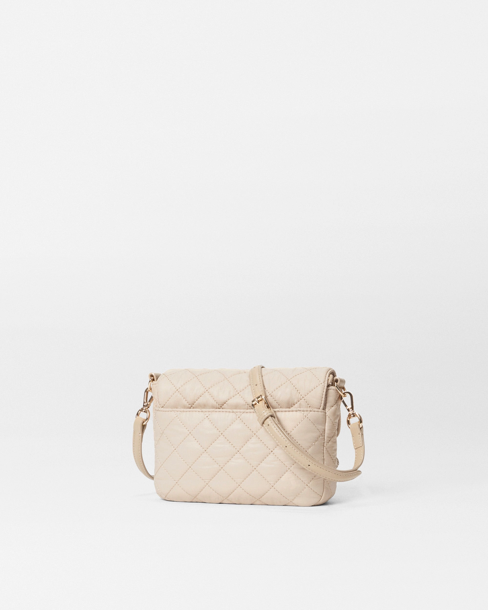 Buff Small Crosby Lock Crossbody