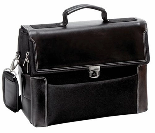 Bugatti Simulated Leather/Nylon Briefcase Laptop
