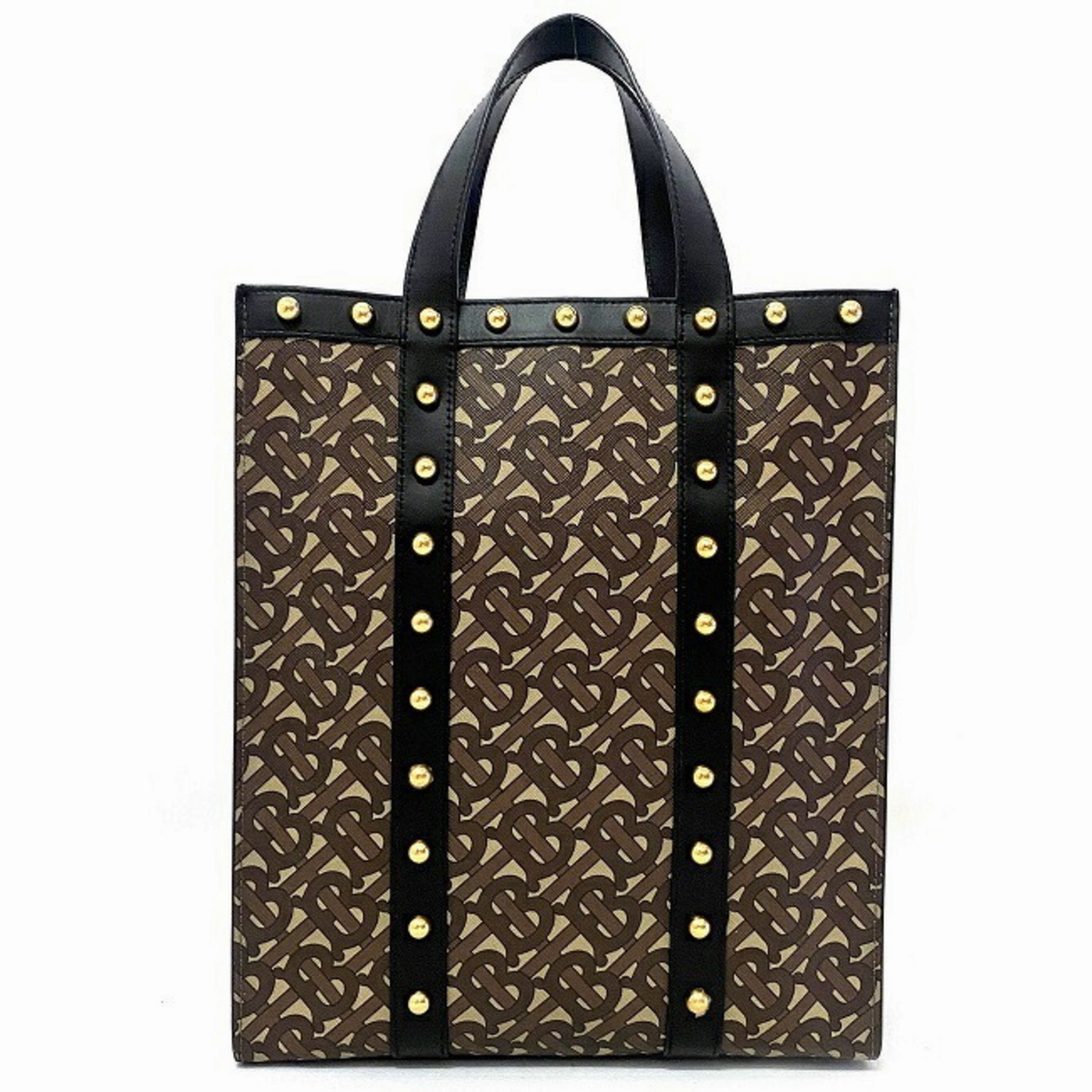 Burberry    Pvc Leather Handbag Shoulder Bag Tote Bag (Pre-Owned)