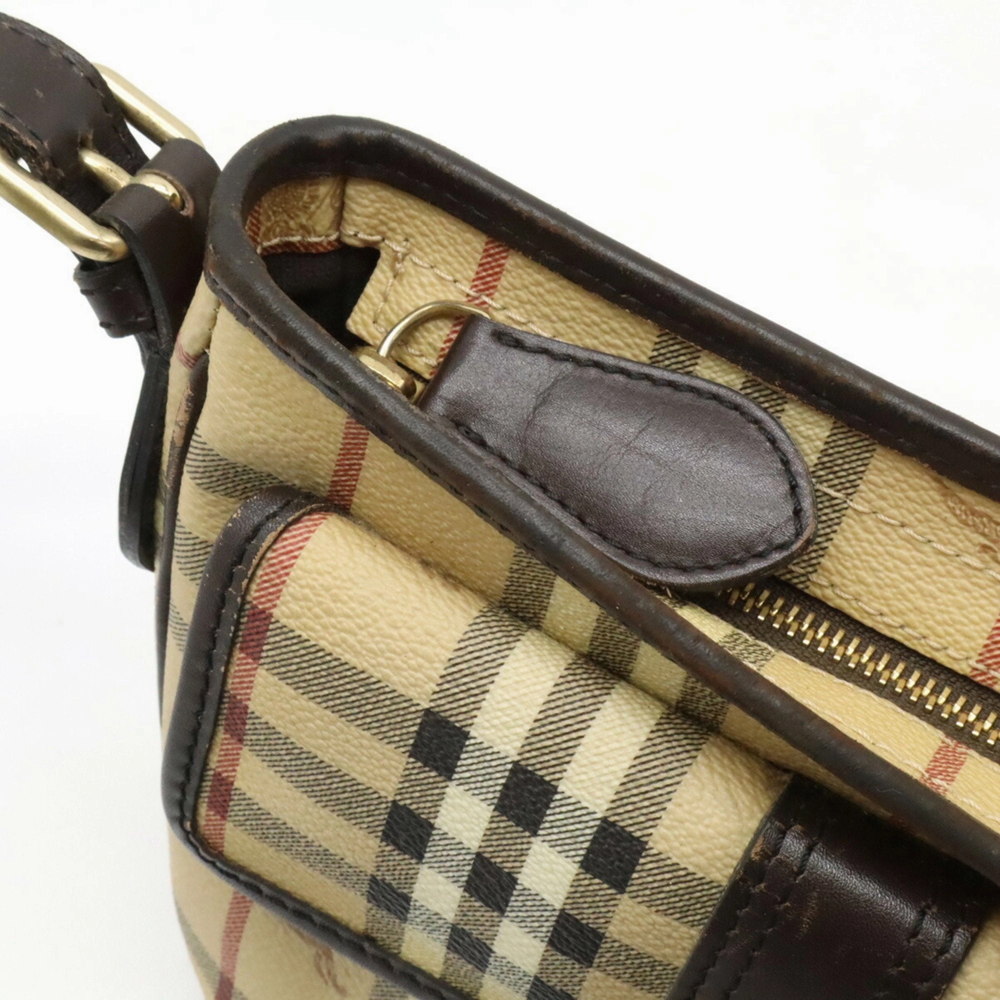 Burberry    Pvc Leather Pochette Shoulder Bag (Pre-Owned)