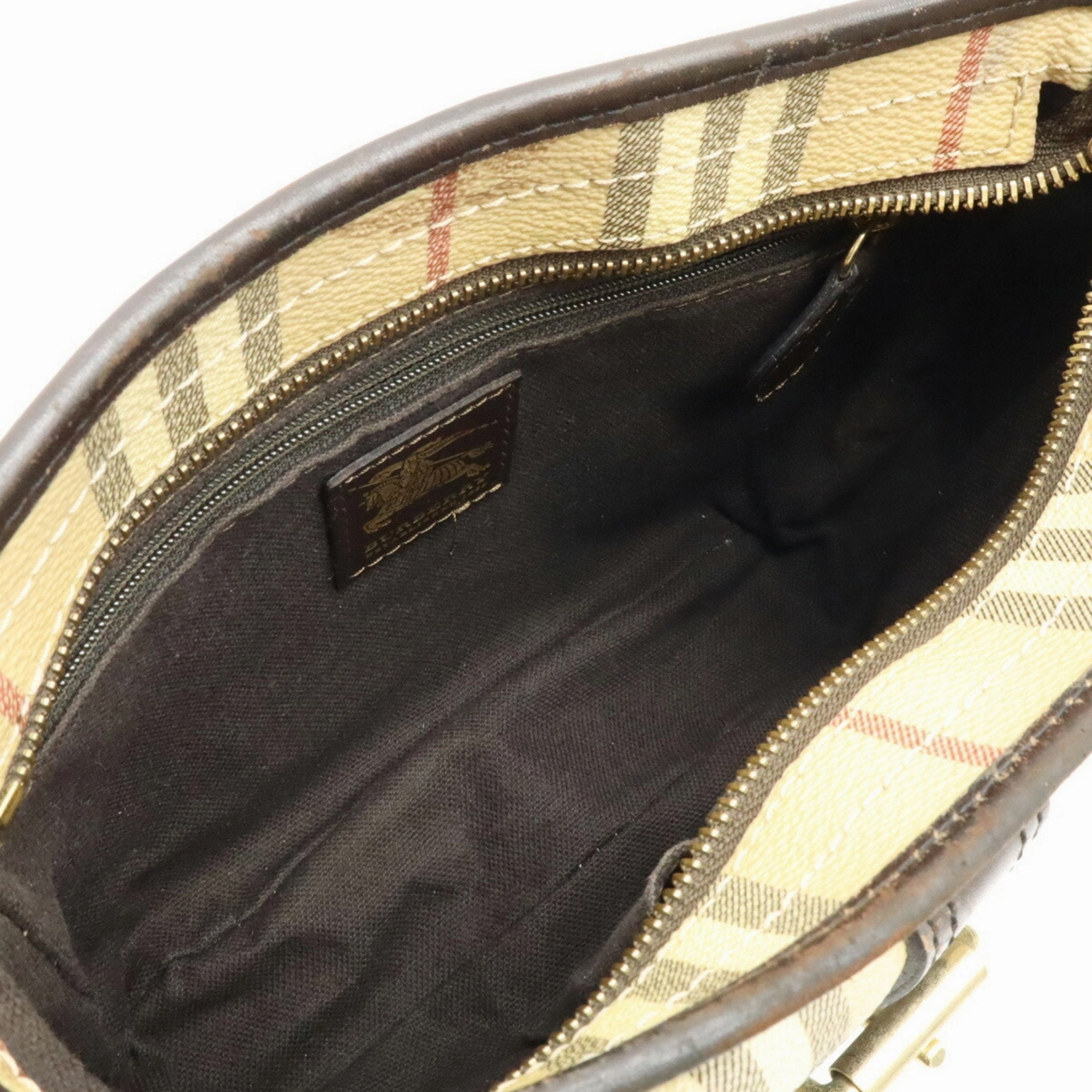 Burberry    Pvc Leather Pochette Shoulder Bag (Pre-Owned)