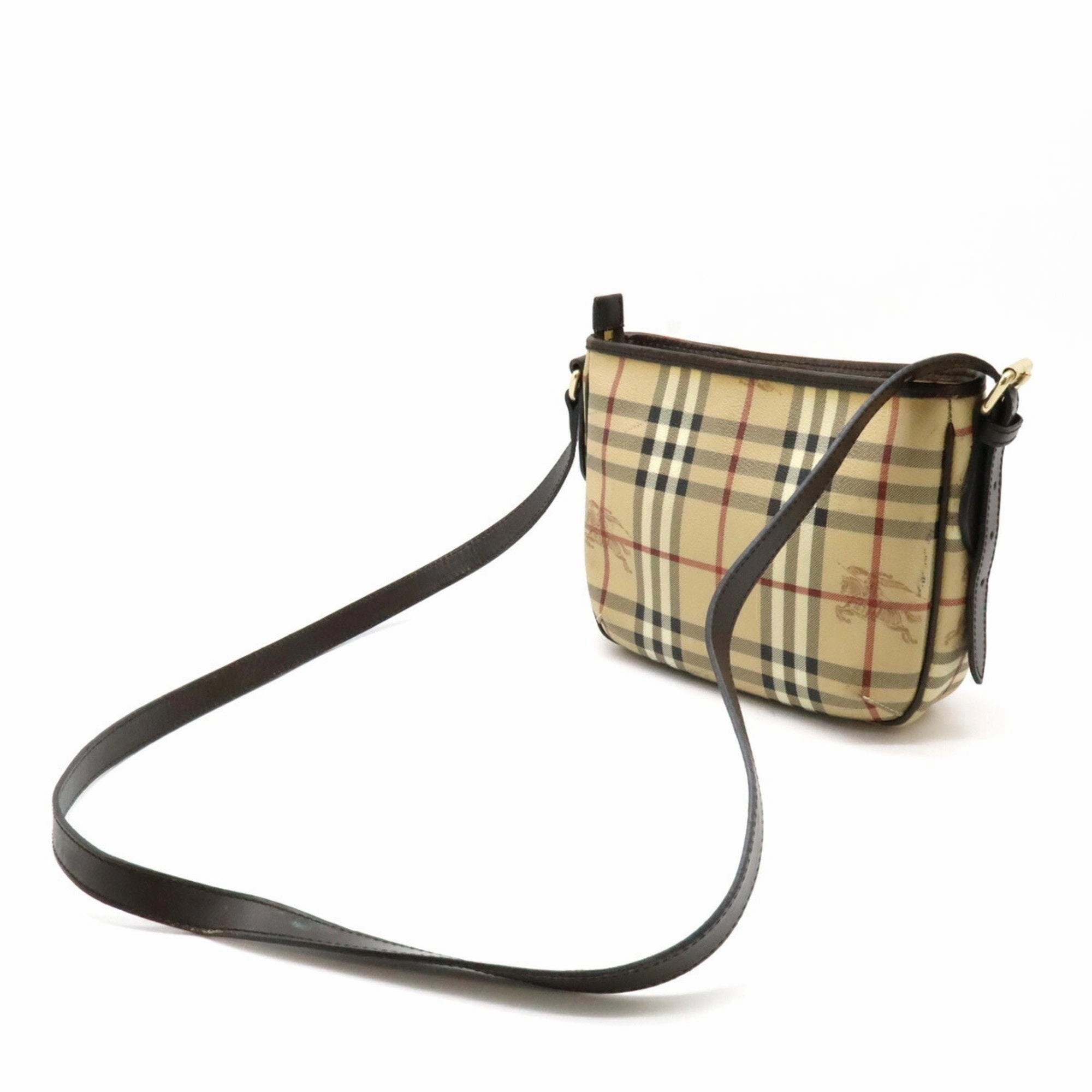 Burberry    Pvc Leather Pochette Shoulder Bag (Pre-Owned)