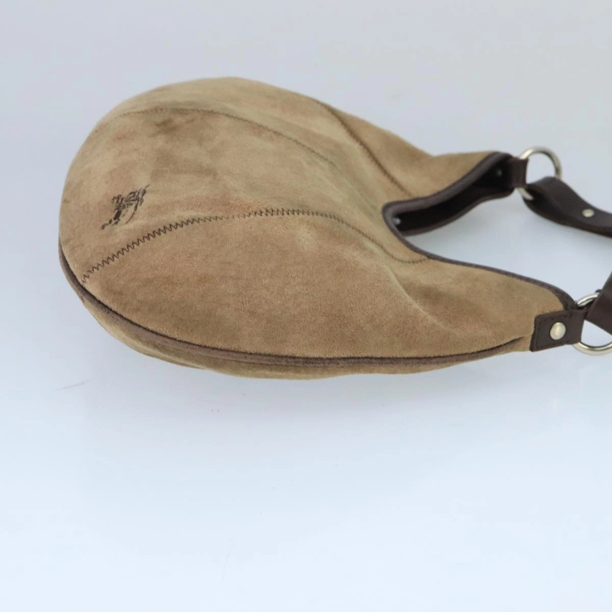 Burberry blue Label Suede Shoulder Bag (Pre-Owned)