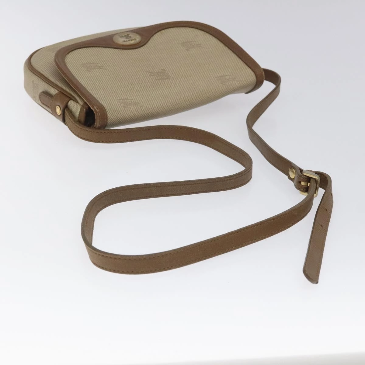 Burberry Canvas Shoulder Bag (Pre-Owned)